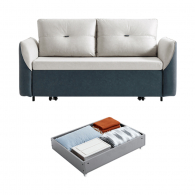 Диван-кровать с ящиком для хранения Xiaomi Linsy Multifunctional Sofa Bed With Bed Locker Star Blue 1500 mm (G021)