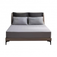 Водонепроницаемый противоклещевой наматрасник Xiaomi Deep Sleep Antibacterial and Anti-mite Waterproof Mattress Cover 1.2m Grey