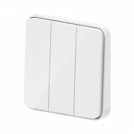 Умный выключатель трехклавишный Xiaomi Mijia Smart Switch BLE Single Fire White (DHKG03CM)