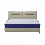 Двуспальная кровать с ортопедическим матрасом Xiaomi 8H Sugar Fashion Soft Leather Soft Bed 1.5m Sky Grey (JMP5+ GL)