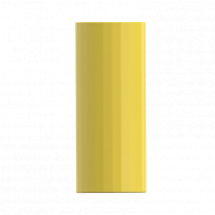 Прямая ваза с глазурью Geometry Bright Glazed Corrugated Straight Vase Yellow Large (HF-JHZHPX01)