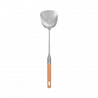 Лопатка из нержавеющей стали с ручкой из бука Xiaomi Stainless Steel Spatula With Beech Handle