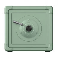 Умный электронный сейф Xiaomi CRMCR Retro Mechanical Smart Safe Depozit Box Light Gray Green (BGX-D1-30J)