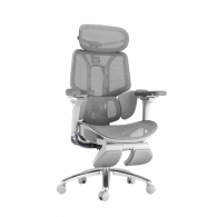 Офисное кресло с подставкой для ног Xiaomi HBADA Ergonomic Computer Chair E3 Pro 3.0 Version 2023 White