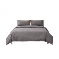 Постельное белье из хлопка и льна Xiaomi 8H Natural Linen Cotton Set J6 1.5m Grey