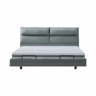 Умная двуспальная кровать Xiaomi 8H Feel Intelligent Leather Suspended Electric Bed X+ 1.5m Gray (умное основание DT7 и латексный матрас RM)