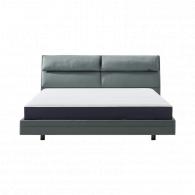 Умная двуспальная кровать Xiaomi 8H Feel Intelligent Leather Suspended Electric Bed X+ 1.5m Gray (умное основание DT7 и ортопедический матрас TZ)