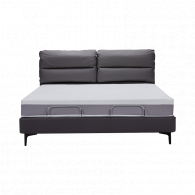 Умная двуспальная кровать Xiaomi 8H Milan Smart Leather Electric Bed S-Pro 1.5 m Star Gray (умное основание DT4 Pro и ортопедический матрас TR)