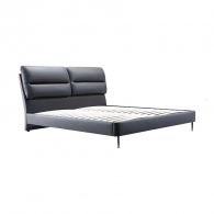 Двуспальная кровать Xiaomi 8H Time Leather Fashion Soft Bed 1.8m Sky Cloud Ash (JMP1) (без матраса)