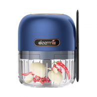 Беспроводной портативный блендер Xiaomi Deerma Wireless Electric Garlic Mixer Blue (JS200)