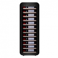Винный шкаф с постоянной температурой и воздушным охлаждением Vinocave Wine Cabinet With Constant Temperature 34 bottles Black (JC-108A)