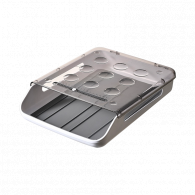 Контейнер для хранения яиц Xiaomi Have Fantastic Home TPR Rolling Egg Storage Box Gray