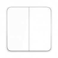 Умный выключатель двухклавишный с нулевой линией Xiaomi Mijia Smart Switch Zero Fire Edition Double (XMQBKG02LM)