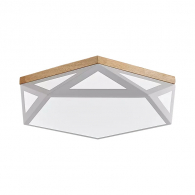 Умный потолочный светильник HuiZuo Smart Macaron Series Polygon Ceiling Light 24W Crescent White