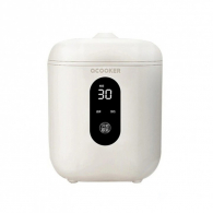 Умная мультиварка-рисоварка Xiaomi QCooker Circle Kitchen Mini Anti-overflow Rice Cooker Retro 1.2L White (CR-FB01B)