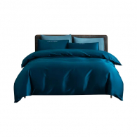 Постельное белье из хлопка Xiaomi Deep Sleep Luxury Sateen Kits 1.8m Dark Blue