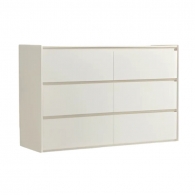 Комод Xiaomi Linsy Cabinet With Six Drawers 119.3 сm White (OY6E-B)