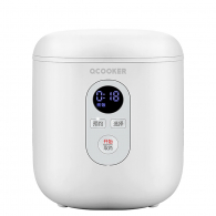 Мультиварка-рисоварка Xiaomi QCOOKER Circle Kitchen Mini Anti-overflow Rice Cooker Retro 1.2L White (QF1201)