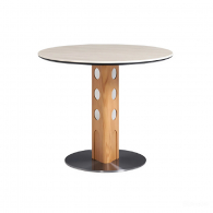 Круглый обеденный стол со столешницей из керамогранита Xiaomi Linsy Round Dining Table 1.1 m (VN3R-A)