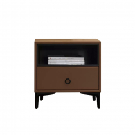 Прикроватная тумбочка 8H Jun Italian Light Luxury Bedside Table Beige (JMG3)