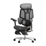 Офисное кресло с подставкой для ног Xiaomi HBADA Ergonomic Computer Chair E3 Pro 4.0 Version 2024 Black (E301BPG)