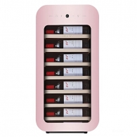 Винный шкаф с постоянной температурой и воздушным охлаждением Vinocave Wine Cabinet With Constant Temperature 22 bottles Pink (JC-76A)