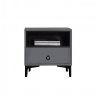 Прикроватная тумбочка Xiaomi 8H Jun Italian Light Luxury Bedside Table Dark Grey (JMG3)
