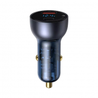 Автомобильное зарядное устройство Baseus Dual Quick Charger 65W Blue (VCKX65C)
