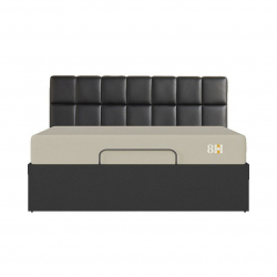 Умная двуспальная кровать Xiaomi 8H Dun Dun Double Electric Bed With Side Opening 1.8 m Black (умное основание DT11 и ортопедический матрас TZ Ultra)