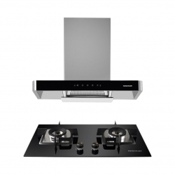Комплект кухонной вытяжки и газовой плиты Xiaomi Mensarjor Set Of Kitchen Hood And Gas Stove Black