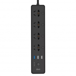 Умный удлинитель Xiaomi Gosund Smart Power Strip 4 розетки, 3 USB Black (CP5-B)