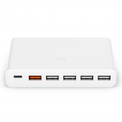 Сетевое зарядное устройство Xiaomi Mi Charger 6 USB Quick Charge 60W White (CDQ06ZM)