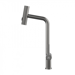 Выдвижной кухонный смеситель Xiaomi HIGOLD Kitchen Pull-Out Hot And Cold Water Multifunctional Faucet Gray (824013)