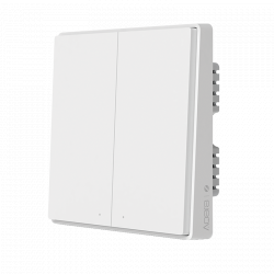 Умный выключатель Xiaomi Aqara Smart Wall Switch D1 (Двойной с нулевой линией) White (QBKG24LM) CN