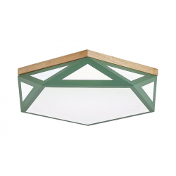 Умный потолочный светильник HuiZuo Smart Macaron Series Polygon Ceiling Light 24W Avocado Green