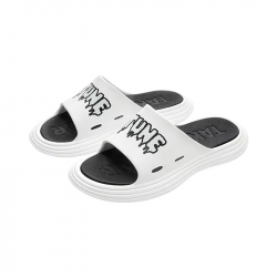 Мужские шлепанцы Xiaomi UTUNE Soft Thick Bottom Slippers White/Black Printed (XT863) размер 40-41