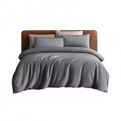 Постельное белье из хлопка Xiaomi Deep Sleep Luxury Sateen Kits 1.2m Grey
