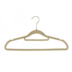 Набор вешалок для одежды Xiaomi Jeko&Jeko Non-slip Flocking Hanger Beige 20 шт (SWH-2521)
