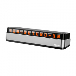 Временная карта парковки Baseus Temporary Parking Number Plate Gray (ACNUM-B0S)