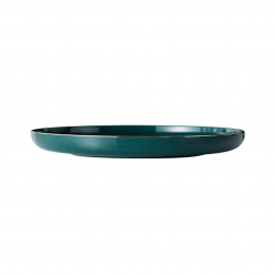 Сервировочная плоская тарелка Xiaomi SONGFA Hand-painted Ceramic Dish Malachite Green