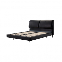 Двуспальная кровать Xiaomi 8H Time Series Elephant Ear Leather Soft Bed 1.8 m Space Black (JMP11) (без матраса)