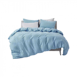 Антибактериальное постельное белье из хлопка Xiaomi 8H Super Soft Thermal Insulation Linens J9 1.8m Light Blue