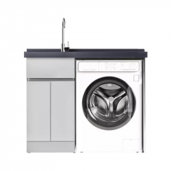 Тумба со встроенной раковиной и отсеком для стиральной машины Xiaomi Diiib Stainless Steel Washing Machine Cabinet Left 1100mm