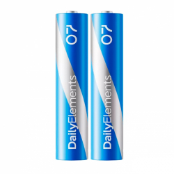 Батарейки алкалиновые № 7 без ртути Xiaomi Daily Elements Giant Electric Mercury-Free Alkaline Batteries ААA 36 шт