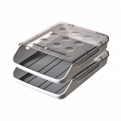 Контейнер для хранения яиц Xiaomi Have Fantastic Home TPR Rolling Egg Storage Box Gray 2шт.