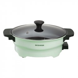 Сковорода электрическая Xiaomi QCOOKER Multi Functional Household Hot Pot Light Green (CR-HG03)