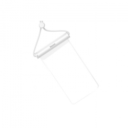Водонепроницаемый чехол для смартфона Baseus Cylinder Slide-cover Waterproof Bag White (ACFSD-E02)