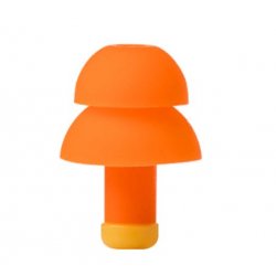 Двухдиапазонные звукоизоляционные наушники (беруши) Jordan Judy Double Frequency Noise Reduction Earplugs Orange