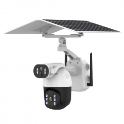IP-камера на солнечных батареях YouSmart Dual Lens Solar Wireless PTZ Security Camera Wi-Fi White/Black (Q5MAX)