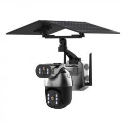 IP-камера на солнечных батареях YouSmart Dual Lens Solar Wireless PTZ Security Camera Wi-Fi Black (Q5MAX)